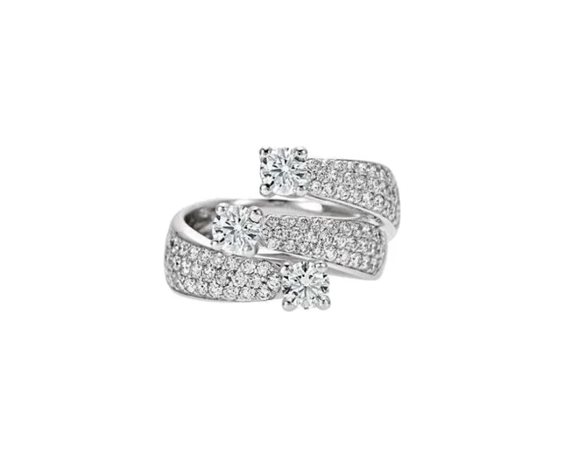 Anello Recarlo Donna Eternity in Oro bianco Diamante 0.82 Ct R02TP677/082-16 - R02TP677/082-16